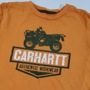 Carhartt Shirts & Tops - Boys orange Carhartt short sleeve tee small 8-10 Carhartt Shirts & Tops - Boys orange Carhartt short sleeve tee small 8-10